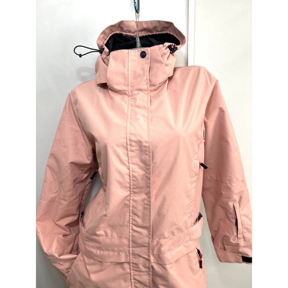 Winter Ski Snowsuit Waterproof  Windproof Outdoor Pink Suit Women Size Small - Picture 4 of 12
